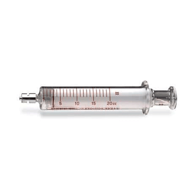 26392. JERINGA DE VIDRIO 10ML P/CARGA DE MUESTRA DE HORNO RAMSBOTTOM KOEHLER