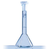2027. MATRAZ VOLUMETRICO DE VIDRIO 1ML CLASE A BLAUBRAND C/TAPON PP BRAND