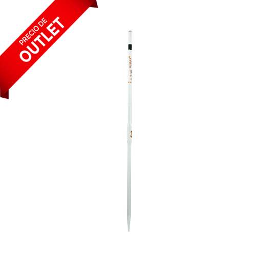 24171. PIPETA VOLUMETRICA DE VIDRIO 3ML CLASE B CODIGO COLOR PAQUETE C/2 PIEZAS  KIMAX