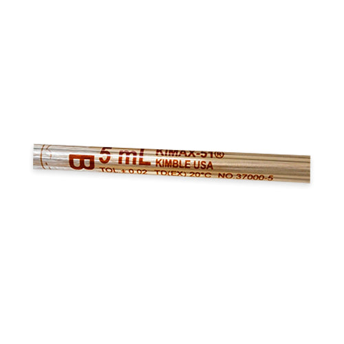 11585. PIPETA VOLUMETRICA DE VIDRIO 5ML CLASE B CODIGO COLOR KIMAX