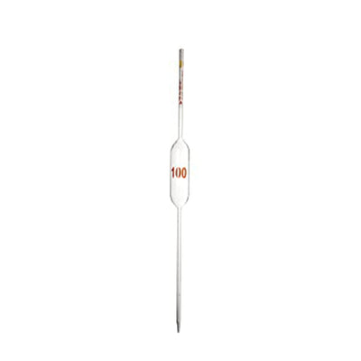 2969. PIPETA VOLUMETRICA DE VIDRIO 100ML CLASE A CODIGO COLOR - KIMAX