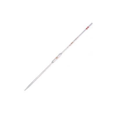 18322. PIPETA VOLUMETRICA DE VIDRIO 1.5ML CLASE A CODIGO COLOR CERTIFICADO INDIVIDUAL - KIMAX