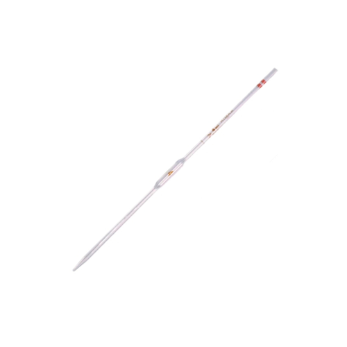18322. PIPETA VOLUMETRICA DE VIDRIO 1.5ML CLASE A CODIGO COLOR CERTIFICADO INDIVIDUAL - KIMAX