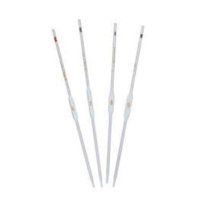 11648. PIPETA VOLUMETRICA DE VIDRIO 2ML CLASE A DOBLE AFORO CODIGO DE COLOR CERTIFICADO KIMAX
