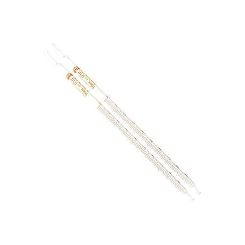 11593.PIPETA SEROLOGICA DE VIDRIO 1X1/10, CODIGO COLOR PAQUETE C/2 PIEZAS - KIMAX