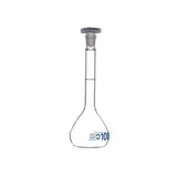 12700.MATRAZ AFORADO DE VIDRIO 100ML CLASE A BLAUBRAND C/TAPON DE POLIPROPILENO - BRAND