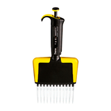 3739. MICROPIPETA MULTICANAL 12 CANALES VOLUMEN VARIABLE 1-10UL F2 AMARILLO - FINNPIPETTE