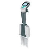 3746. MICROPIPETA MULTICANAL 8 CANALES VOL VAR 100-1200UL NOVUS MCP TURQUESA - FINNPIPETTE