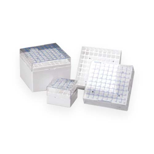 13925. CAJA DE ALMACENAMIENTO P/25 CRIOVIALES 1/1.8ML, CARTON BLANCO NUNC