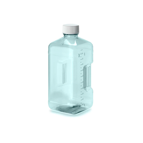 18451. GARRAFA DE POLICARBONATO AZUL/VERDE 10LT BIOTAINER LIMPIA, CERTIFICADA - NALGENE