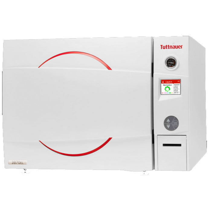 25961. AUTOCLAVE VERTICAL 65LT C/RESERVORIO DE AGUA INTEGRADO CAMARA 380X500MM 3 FASES 230V TUTTNAUER