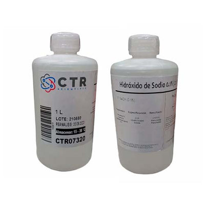 50933. HIDROXIDO DE SODIO SOLN 0.1N (0.1M) PLASTICO 1LT - CTR