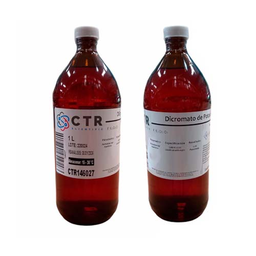 50982. DICROMATO DE POTASIO 1N VIDRIO AMBAR 1LT - CTR