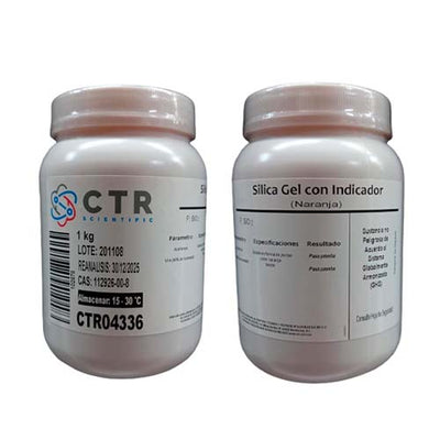 50893. SILICA GEL C/INDICADOR NARANJA PLASTICO 1KG - CTR