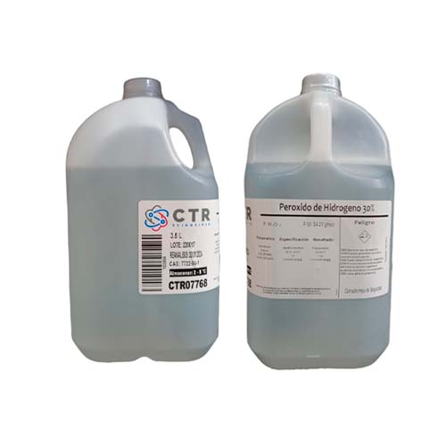 50924. PEROXIDO DE HIDROGENO SOLN 30% PLASTICO 3.5LT - CTR