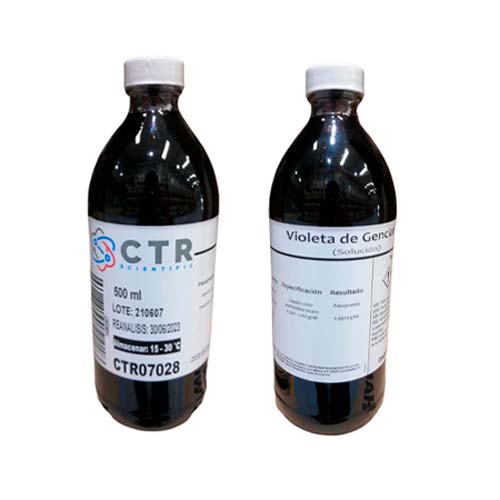 20227. VIOLETA DE GENCIANA SOLN 500ML - CTR