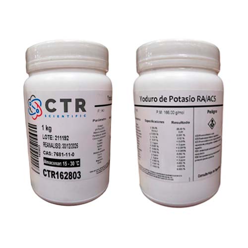 20237. YODURO DE POTASIO RA ACS PLASTICO 1KG - CTR