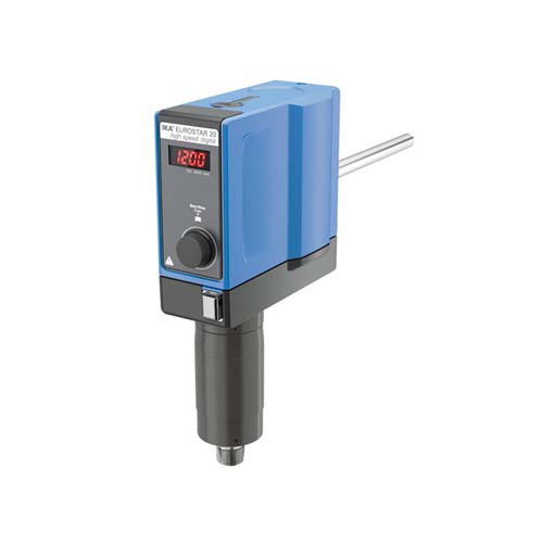 17207. AGITADOR DE PROPELA EUROSTAR 20 DIGITAL DE ALTA VELOCIDAD, CAPACIDAD 20LT, 0/150-6000RPM, 115V 50/60HZ - IKA