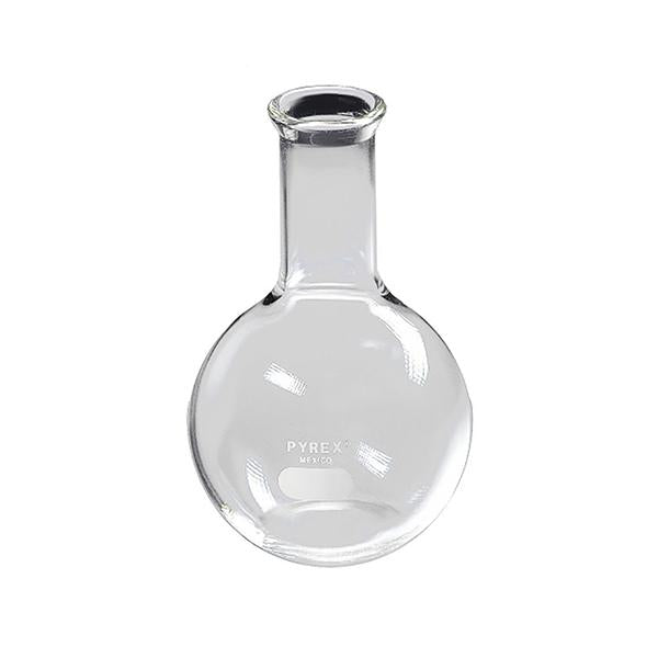 51048. MATRAZ FLORENCIA DE VIDRIO FORMA REDONDA 125ML FONDO PLANO - PYREX