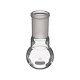 11520.MATRAZ DE EBULLICION DE VIDRIO 50ML FONDO PLANO CUELLO CORTO UNION ESMERILADA 24/40 - PYREX