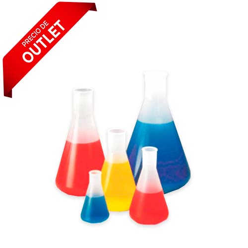 11763. MATRAZ ERLENMEYER DE POLIPROPILENO 125ML PAQUETE C/2 PIEZAS - NALGENE