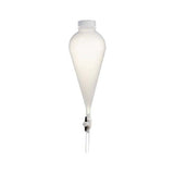 13762. EMBUDO DE SEPARACION DE POLIPROPILENO 500ML FORMA PERA C/LLAVE DE TEFLON - NALGENE
