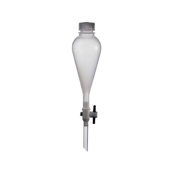 1437. EMBUDO DE SEPARACION DE FEP 250ML FORMA PERA TEFLON C/LLAVE DE TEFLON - NALGENE