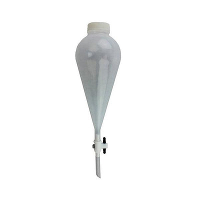 1436. EMBUDO DE SEPARACION DE FEP 500ML FORMA PERA C/LLAVE DE TEFLON - NALGENE