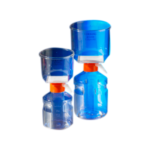 6541. SISTEMA DE FILTRACION 1000ML, MEMBRANA ACETATO CELULOSA 54.5CM2, 0.45UM ESTERIL C/12 CORNING