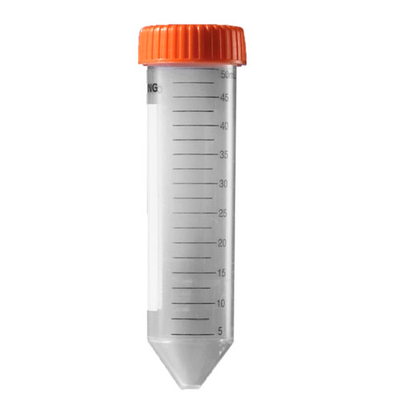 6114. TUBO P/CENTRIFUGA 50ML DE POLIPROPILENO ESTERIL C/TAPA CENTRISTAR PAQUETE C/25 PIEZAS - CORNING