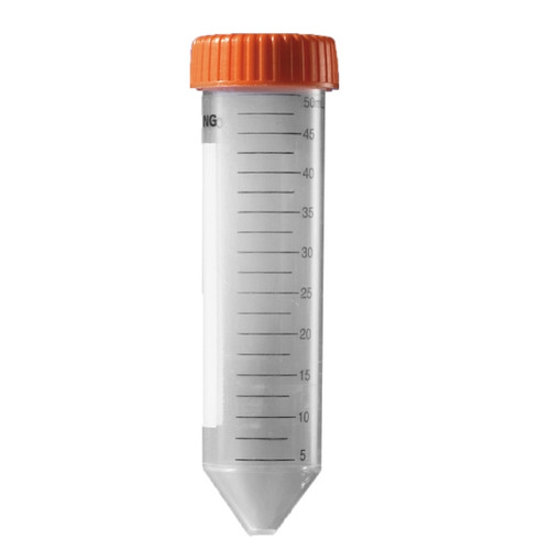 6114. TUBO P/CENTRIFUGA 50ML DE POLIPROPILENO ESTERIL C/TAPA CENTRISTAR PAQUETE C/25 PIEZAS - CORNING