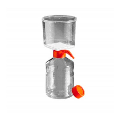 15956. SISTEMA DE FILTRACION 150ML, MEMBRANA ACETATO DE CELULOSA 13.6CM2, 0.22UM ESTERIL C/12 CORNING