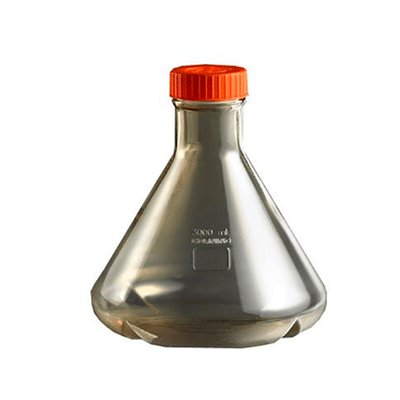 3319. MATRAZ ERLENMEYER DE CULTIVO 2LT DE POLICARBONATO FONDO BAFLEADO C/TAPA VENTILADA - CORNING
