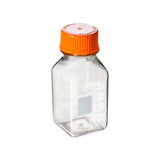 11490.FRASCO POLICARBONATO 250ML P/ALMACENAMIENTO, CUADRADO C/TAPA 45MM, ESTERIL PAQUETE C/12 PIEZAS - CORNING