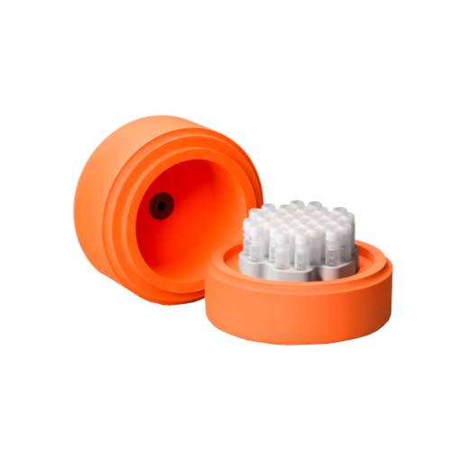 15992. CONTENEDOR DE CONGELACION P/30 VIALES CRIOGENICOS 1-2ML COOLCELL FTS30 COLOR NARANJA - CORNING