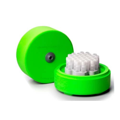 15993. CONTENEDOR DE CONGELACION P/30 VIALES CRIOGENICOS 1-2ML COOLCELL FTS30 COLOR VERDE - CORNING
