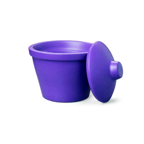 16001. CONTENEDOR REDONDO MORADO 4LT C/TAPA P/HIELO - CORNING