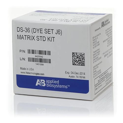 5934. ESTANDAR MATRIX DS-36 (DYE SET J6) 8 RUNS - APPLIED BIOSYSTEMS