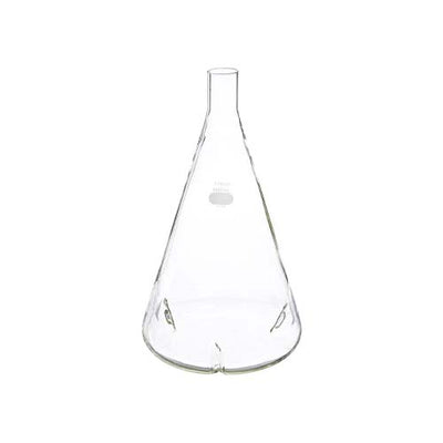 15205. MATRAZ ERLENMEYER DE VIDRIO 4LT P/AGITACION CUELLO DELONG - PYREX