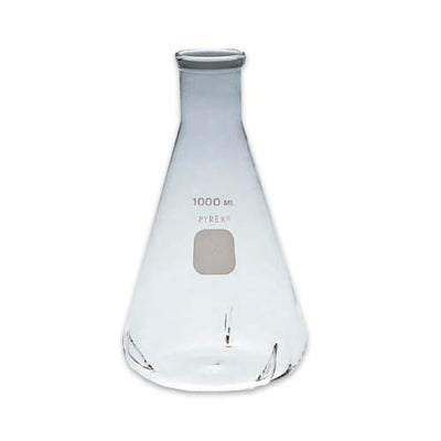 15178. MATRAZ DE VIDRIO 1LT P/AGITADOR C/3 BAFLES BORDE REFORZADO - PYREX