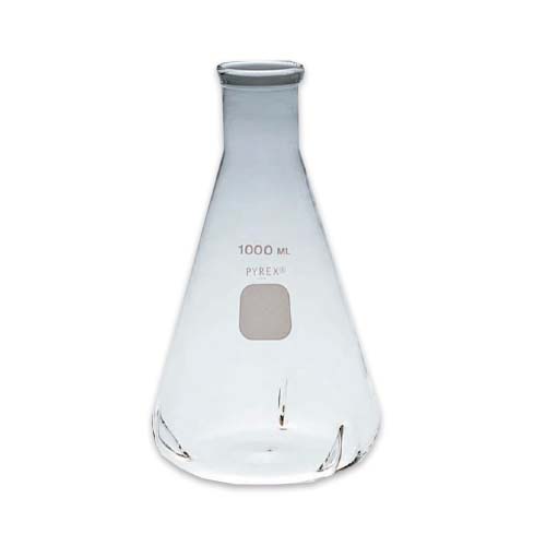 15178. MATRAZ DE VIDRIO 1LT P/AGITADOR C/3 BAFLES BORDE REFORZADO - PYREX