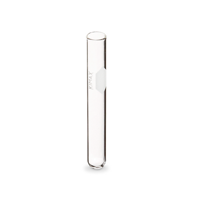 18337. TUBO DE CULTIVO DE VIDRIO 25X200MM, 75ML DECORADO S/LABIO PAQUETE C/10 PIEZAS - KIMAX