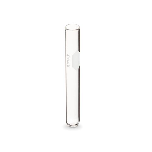 18337. TUBO DE CULTIVO DE VIDRIO 25X200MM, 75ML DECORADO S/LABIO PAQUETE C/10 PIEZAS - KIMAX