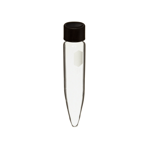 24687. TUBO P/CENTRIFUGA 40ML DE VIDRIO, FONDO CONICO, LISO, PARED GRUESA, ROSCADO Y TAPON DE ROSCA KIMAX