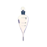 21318. TUBO P/CENTRIFUGA 100ML DE VIDRIO GOETZ FORMA PERA C/TAPON ESMERILADO P/ASTM D2709 - KIMAX