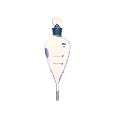 21318. TUBO P/CENTRIFUGA 100ML DE VIDRIO GOETZ FORMA PERA C/TAPON ESMERILADO P/ASTM D2709 - KIMAX