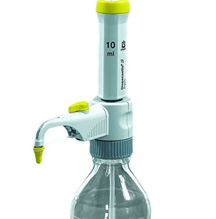 56455. DISPENSADOR DE BOTELLA VOLUMEN FIJO DISPENSETTE S ORGANICO 10ML C/VALVULA ESTANDAR BRANDTECH