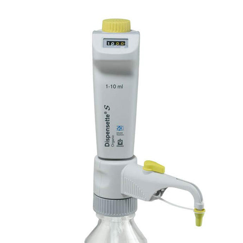 56442. DISPENSADOR DISPENSETTE S DIGITAL P/ORGANICOS  1-10ML C/VALVULA DE RECIRCULACION BRANDTECH