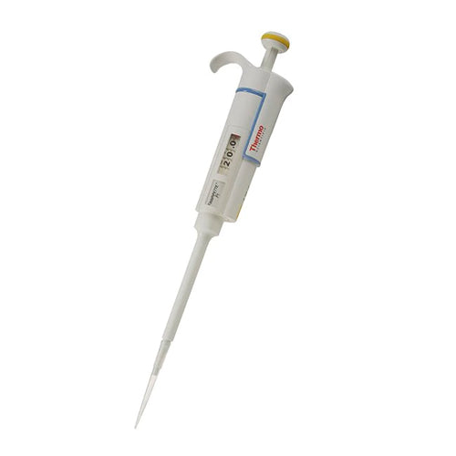 3729. MICROPIPETA MONOCANAL VOLUMEN VARIABLE 2-20UL F1 AMARILLO - FINNPIPETTE