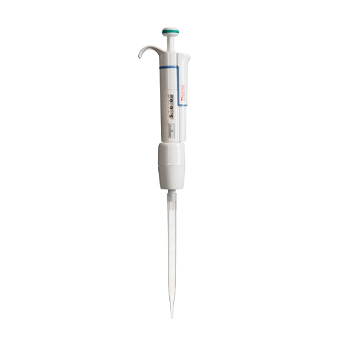 3702. MICROPIPETA MONOCANAL VOLUMEN VARIABLE 0.5-5ML F1 VERDE FINNPIPETTE